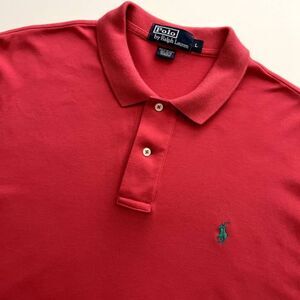 Polo Ralph Lauren L Men's Short Sleeve Melon‎ Pink Polo Shirt